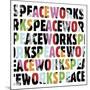 Peace Works (white)-Erin Clark-Mounted Art Print