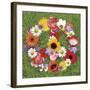 Peace Wreath-Jenny Kraft-Framed Art Print