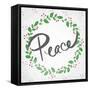 Peace Wreath-Anna Quach-Framed Stretched Canvas