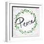 Peace Wreath-Anna Quach-Framed Art Print