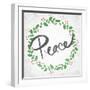 Peace Wreath-Anna Quach-Framed Art Print