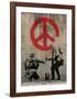 Peace-Banksy-Framed Giclee Print