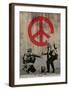 Peace-Banksy-Framed Giclee Print
