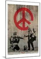 Peace-Banksy-Mounted Giclee Print