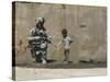 Peace-Banksy-Stretched Canvas