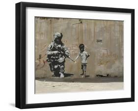 Peace-Banksy-Framed Giclee Print