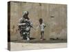 Peace-Banksy-Stretched Canvas