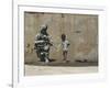 Peace-Banksy-Framed Giclee Print