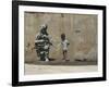 Peace-Banksy-Framed Giclee Print