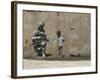 Peace-Banksy-Framed Giclee Print