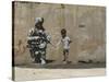 Peace-Banksy-Stretched Canvas