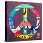 Peace-Design Turnpike-Stretched Canvas