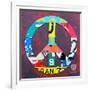 Peace-Design Turnpike-Framed Giclee Print