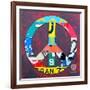 Peace-Design Turnpike-Framed Giclee Print