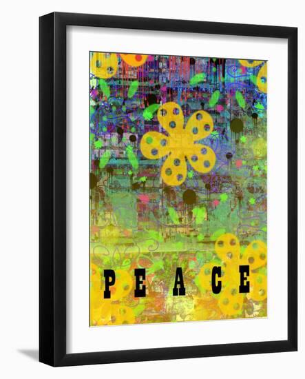 Peace-Ricki Mountain-Framed Art Print