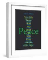 Peace-Whoartnow-Framed Giclee Print