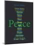 Peace-Whoartnow-Mounted Giclee Print