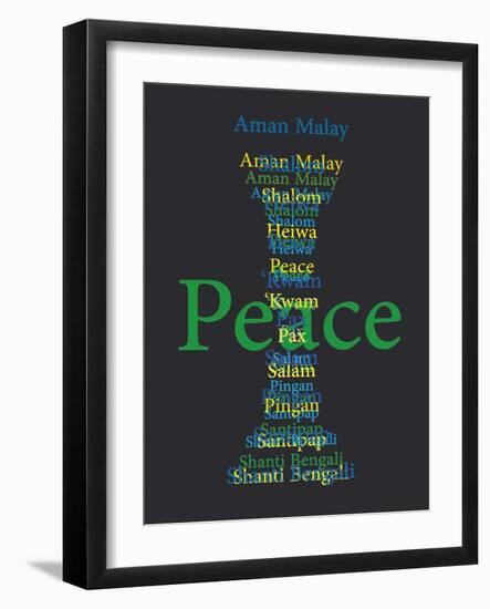 Peace-Whoartnow-Framed Giclee Print