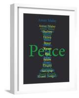 Peace-Whoartnow-Framed Giclee Print