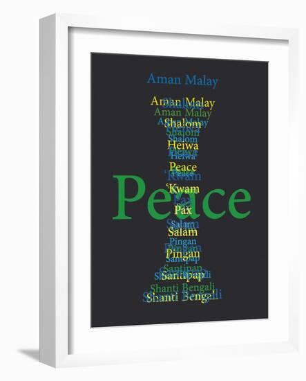 Peace-Whoartnow-Framed Giclee Print