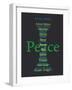 Peace-Whoartnow-Framed Giclee Print