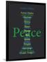 Peace-Whoartnow-Framed Giclee Print