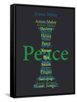 Peace-Whoartnow-Framed Stretched Canvas