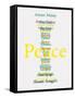 Peace-Whoartnow-Framed Stretched Canvas