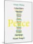 Peace-Whoartnow-Mounted Giclee Print