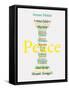 Peace-Whoartnow-Framed Stretched Canvas