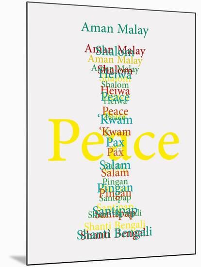 Peace-Whoartnow-Mounted Giclee Print