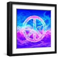 Peace-null-Framed Art Print