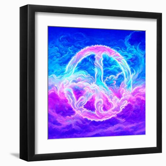 Peace-null-Framed Art Print