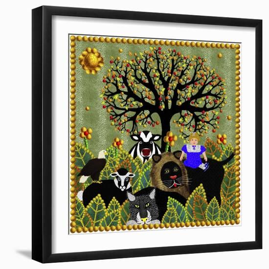 Peaceable Kingdom 11-David Sheskin-Framed Giclee Print