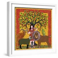 Peaceable Kingdom 12-David Sheskin-Framed Giclee Print