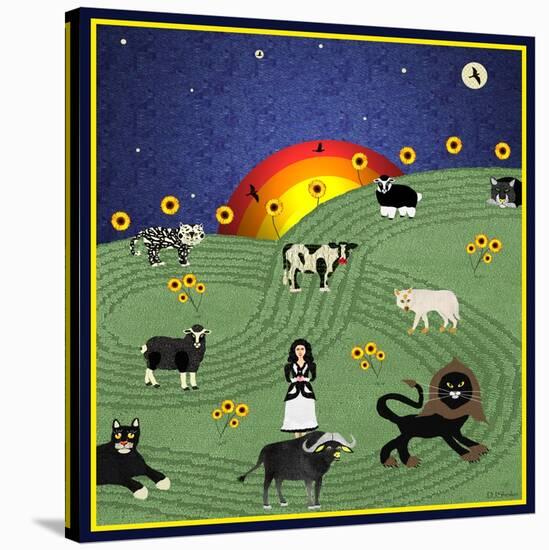 Peaceable Kingdom 15-David Sheskin-Stretched Canvas