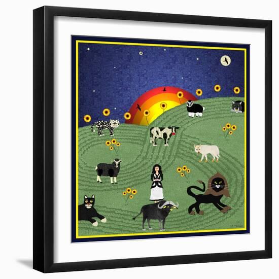 Peaceable Kingdom 15-David Sheskin-Framed Giclee Print