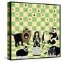 Peaceable Kingdom 17-David Sheskin-Stretched Canvas