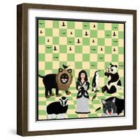 Peaceable Kingdom 17-David Sheskin-Framed Giclee Print