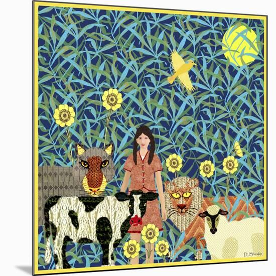 Peaceable Kingdom 3-David Sheskin-Mounted Giclee Print