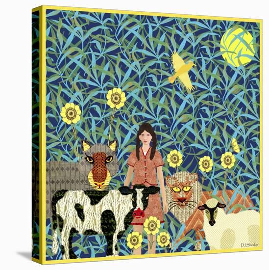 Peaceable Kingdom 3-David Sheskin-Stretched Canvas