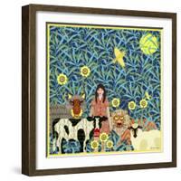 Peaceable Kingdom 3-David Sheskin-Framed Giclee Print