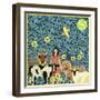 Peaceable Kingdom 3-David Sheskin-Framed Giclee Print