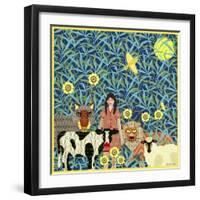 Peaceable Kingdom 3-David Sheskin-Framed Giclee Print