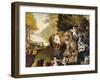 Peaceable Kingdom, C. 1834-Edward Hicks-Framed Giclee Print