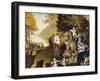 Peaceable Kingdom, C. 1834-Edward Hicks-Framed Giclee Print