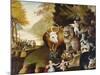 Peaceable Kingdom, C. 1834-Edward Hicks-Mounted Giclee Print