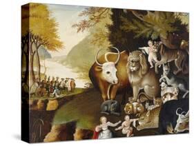 Peaceable Kingdom, C.1834-Edward Hicks-Stretched Canvas