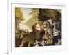 Peaceable Kingdom, C.1834-Edward Hicks-Framed Giclee Print