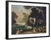 Peaceable Kingdom, Ca 1848-Edward Hicks-Framed Giclee Print